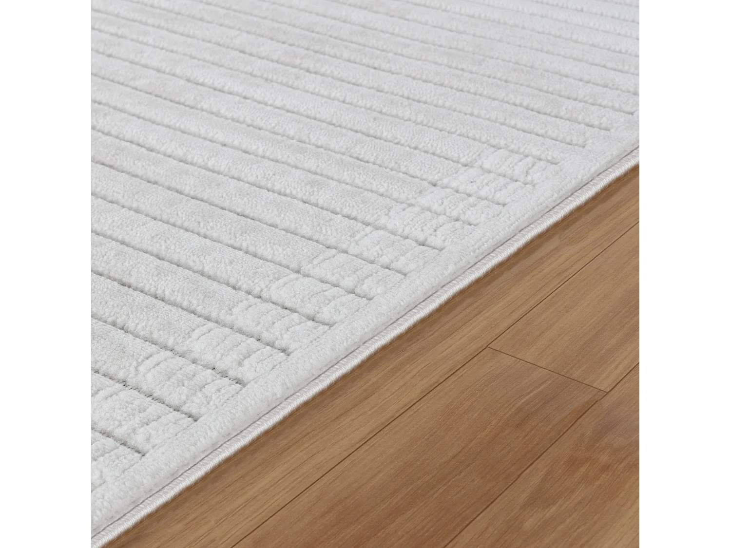 Tapis d'Intérieur/Extérieur Scandinave Moderne - Blanc - 120x170cm - KIYOSHI