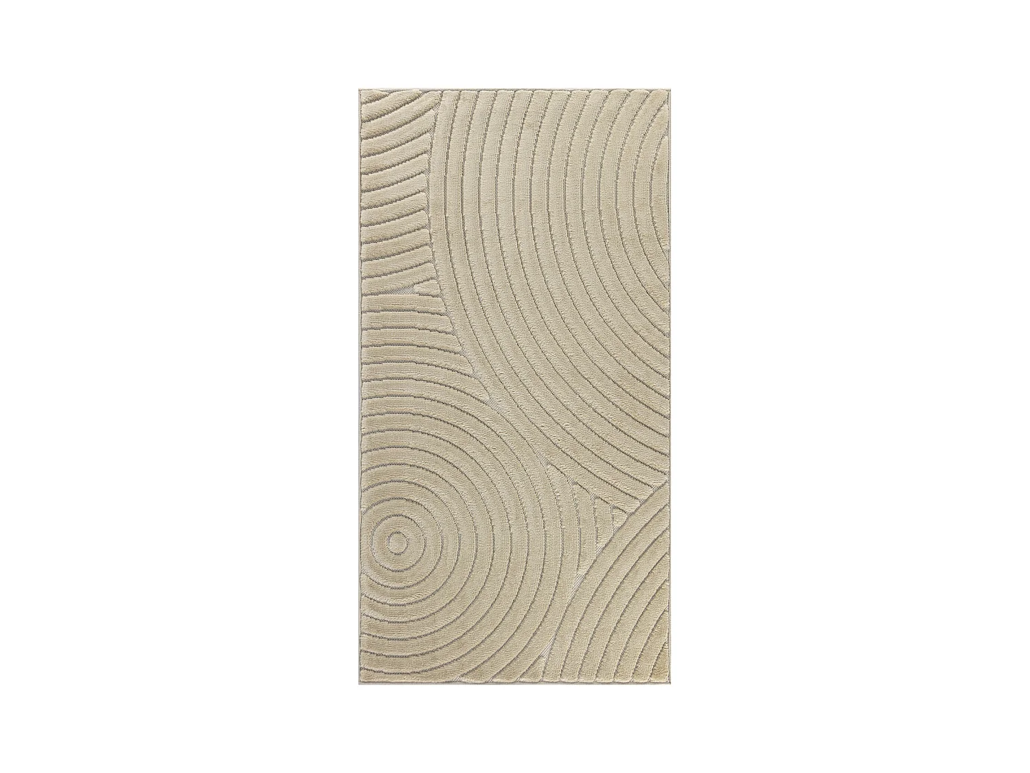 Modern Scandinavisch Tapijt - Beige - 80x150cm - KOANA