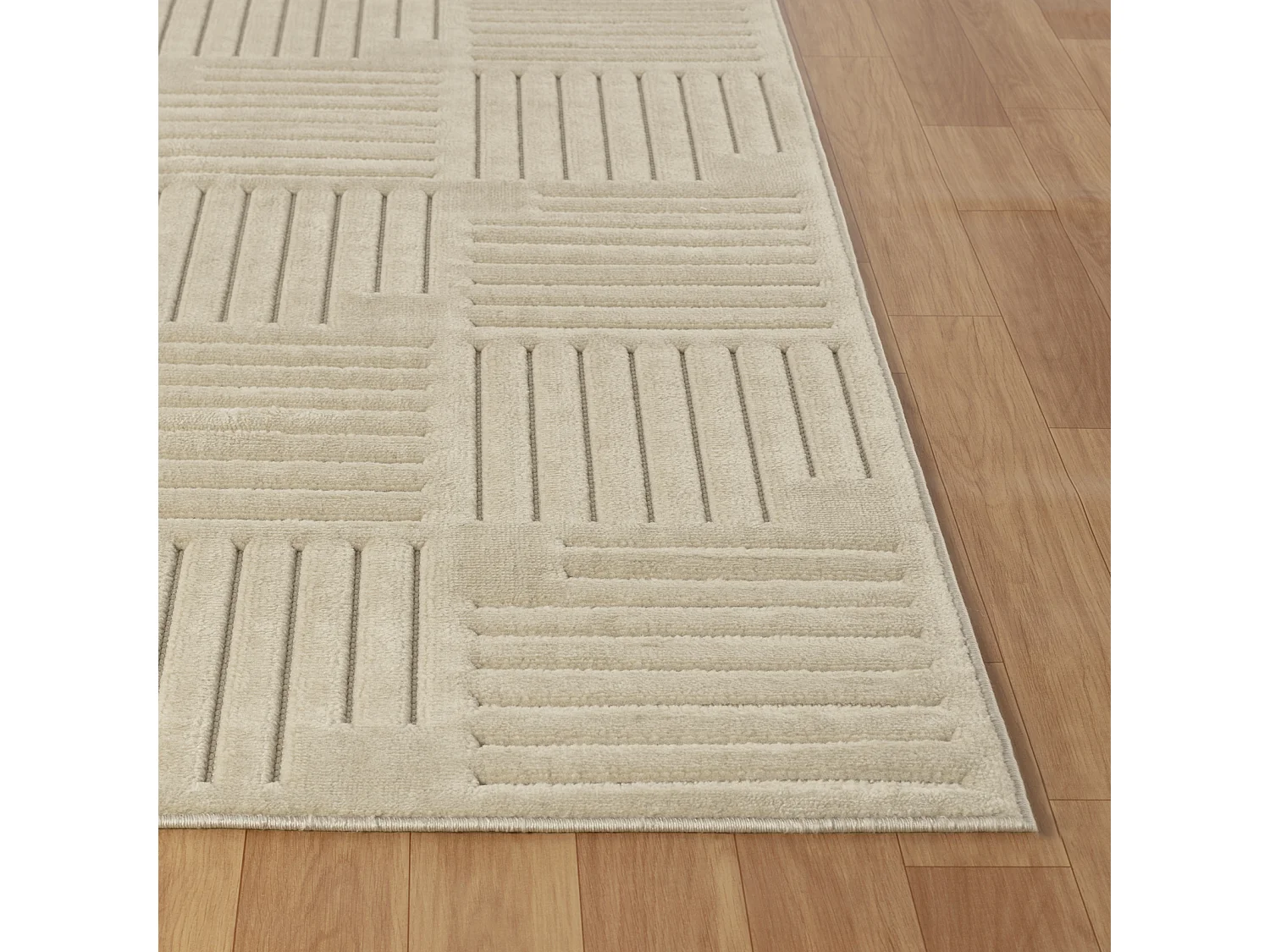 Modern Scandinavisch Tapijt - Beige - 80x150cm - MIDORI