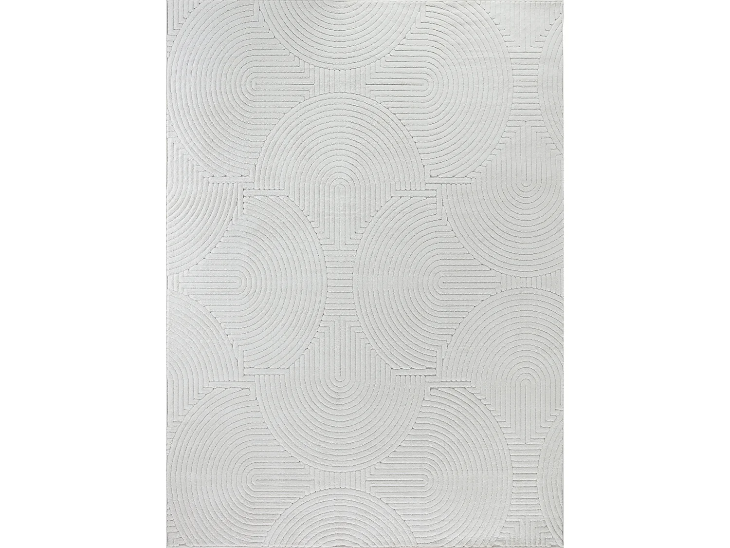 Modern Scandinavisch Tapijt - Wit - 120x170cm - REYKO
