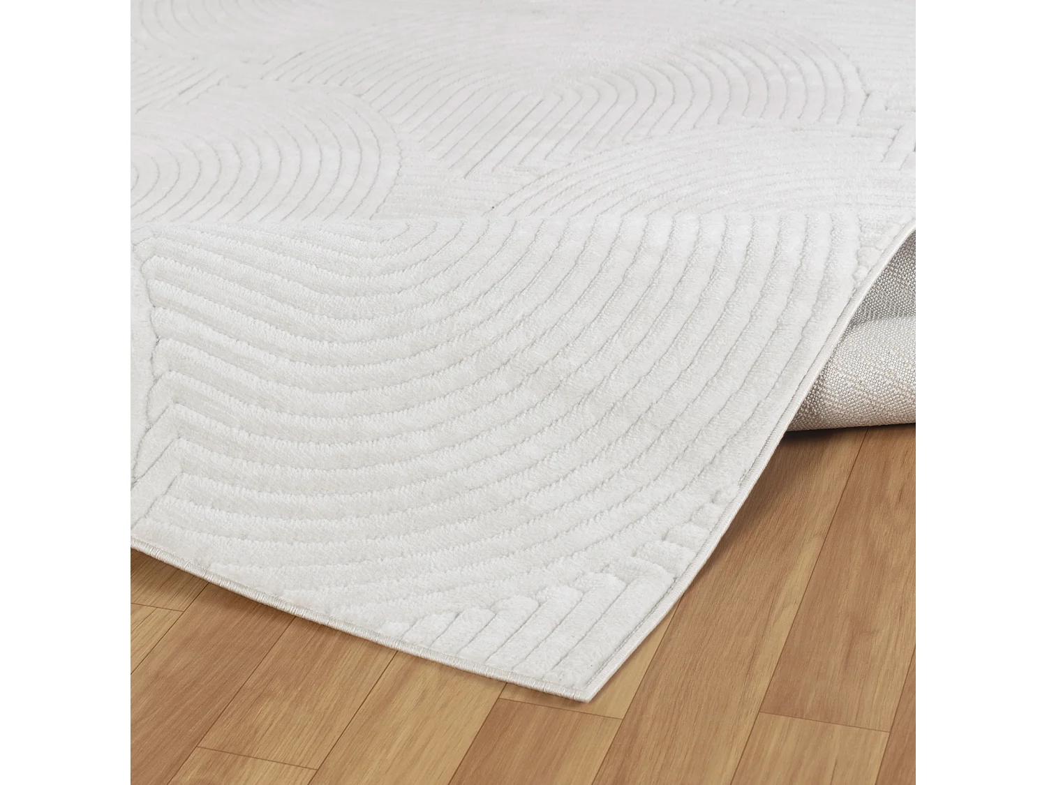 Modern Scandinavisch Tapijt - Wit - 120x170cm - REYKO