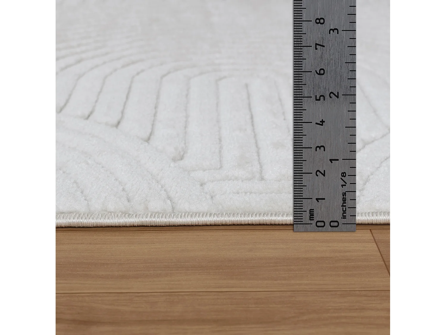 Modern Scandinavisch Tapijt - Wit - 120x170cm - REYKO