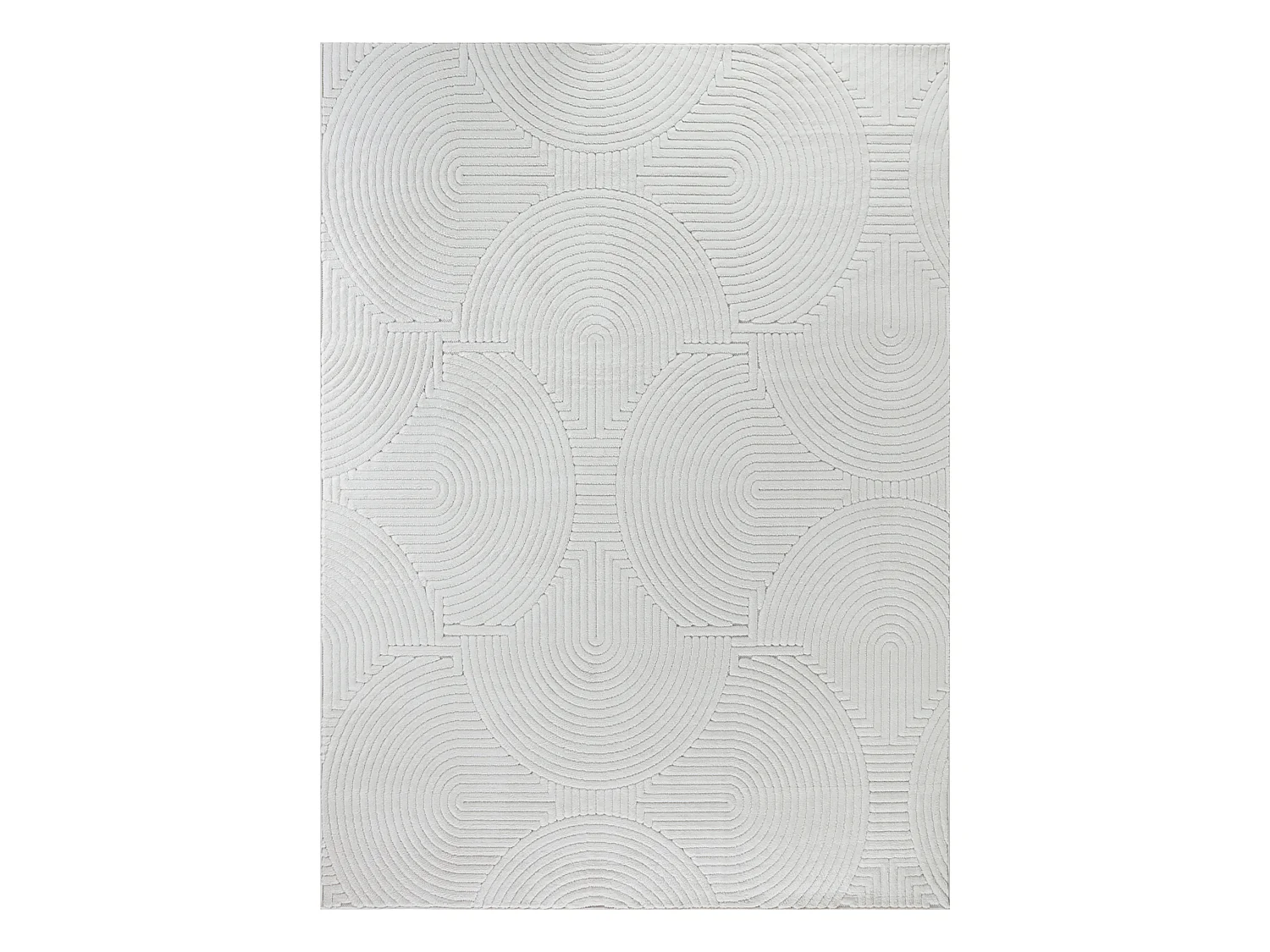 Modern Scandinavisch Tapijt - Wit - 120x170cm - REYKO