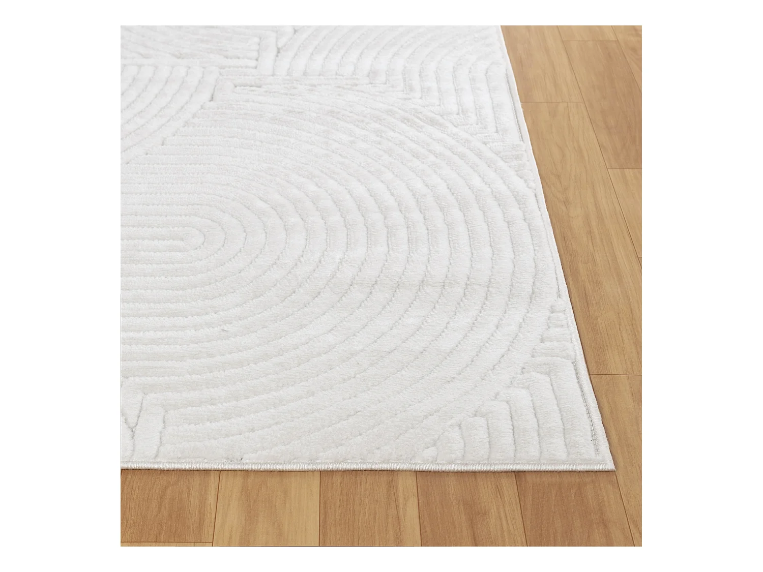 Modern Scandinavisch Tapijt - Wit - 120x170cm - REYKO