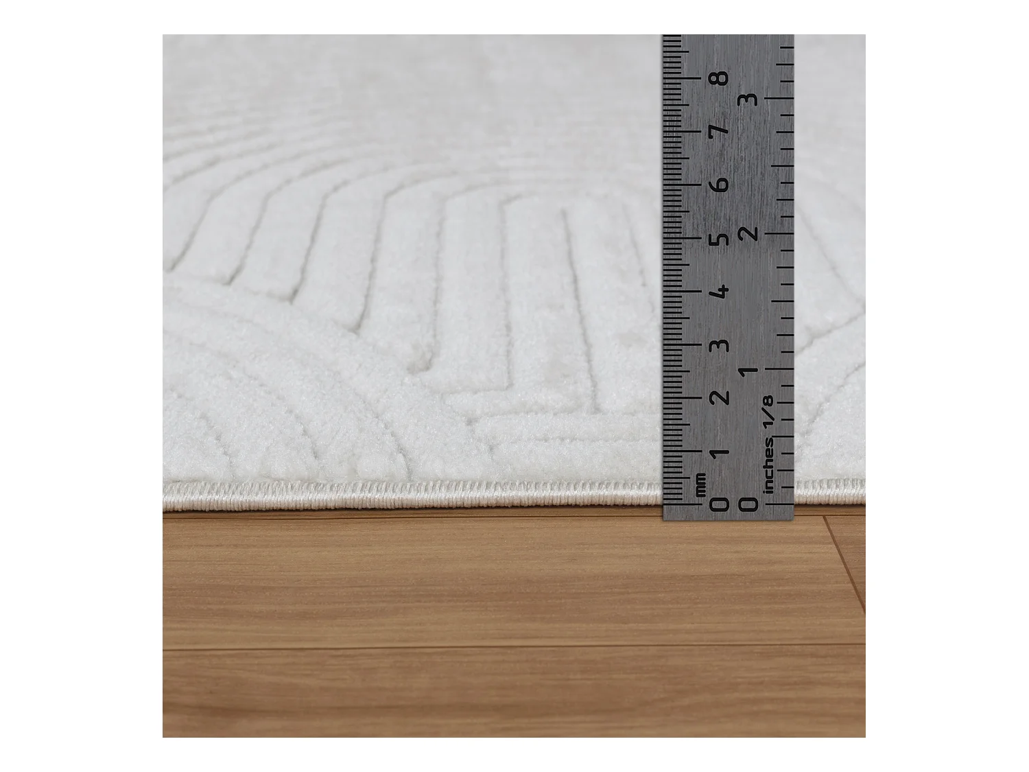 Modern Scandinavisch Tapijt - Wit - 120x170cm - REYKO