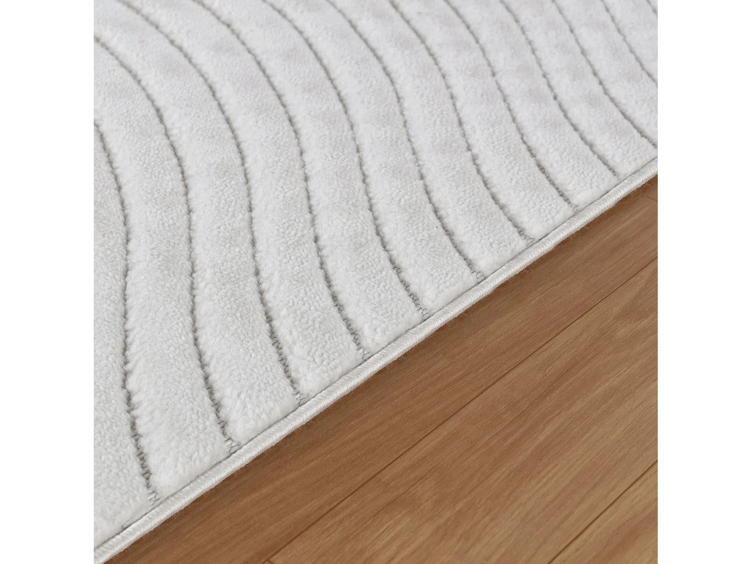 Modern Scandinavisch Tapijt - Wit - 80x150cm - AYUMI