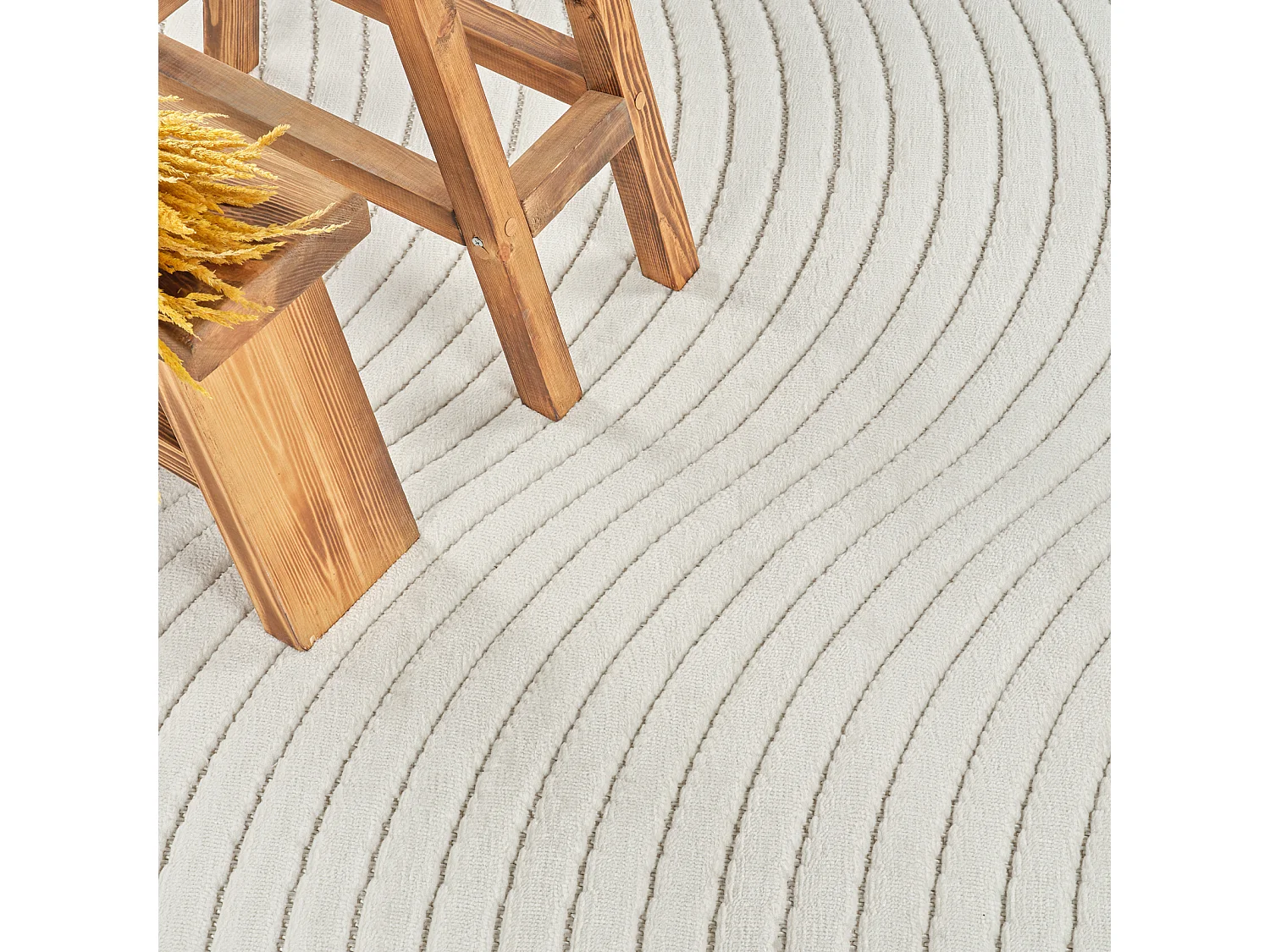 Modern Scandinavisch Tapijt - Wit - 80x150cm - AYUMI