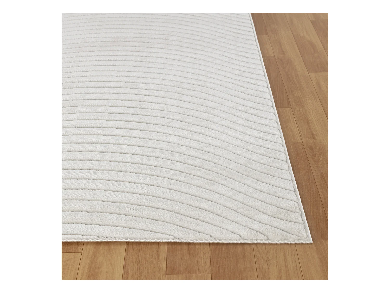 Tapis d'Intérieur/Extérieur Scandinave Moderne - Blanc - 80x150cm - AYUMI