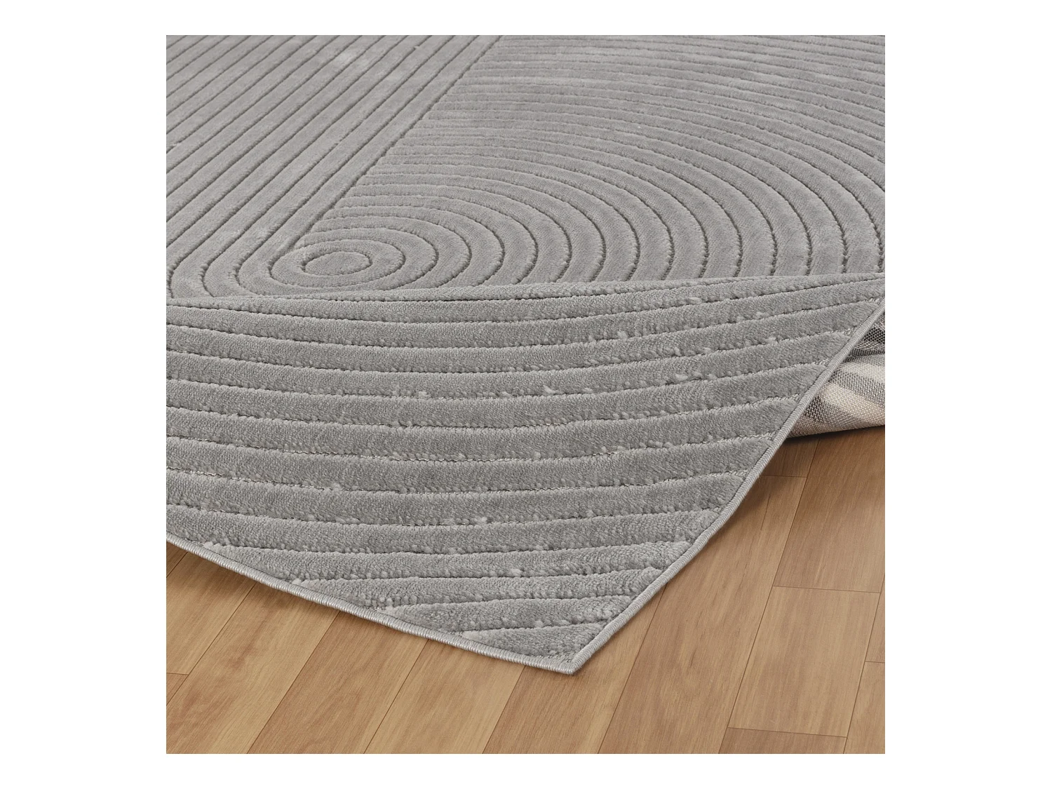 Modern Scandinavisch Tapijt - Grijs - 80x150cm - EMIKO
