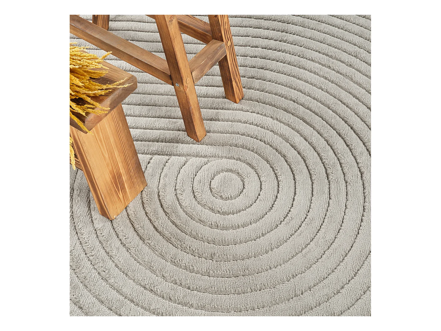 Modern Scandinavisch Tapijt - Grijs - 80x150cm - EMIKO