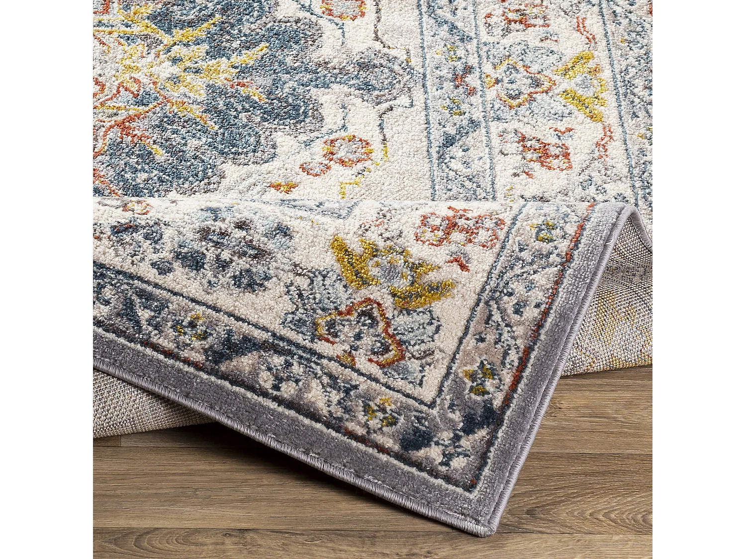 Tapis Vintage Oriental - Multicolore/Gris - 120x170cm - JADE