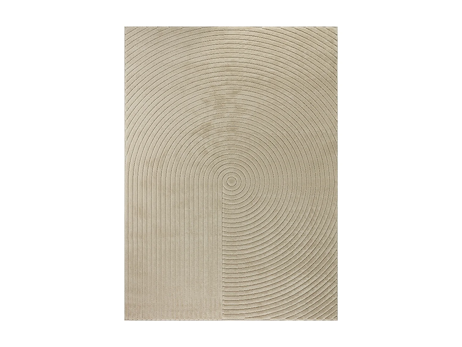 Modern Scandinavisch Tapijt - Beige - 200x275cm - EMIKO