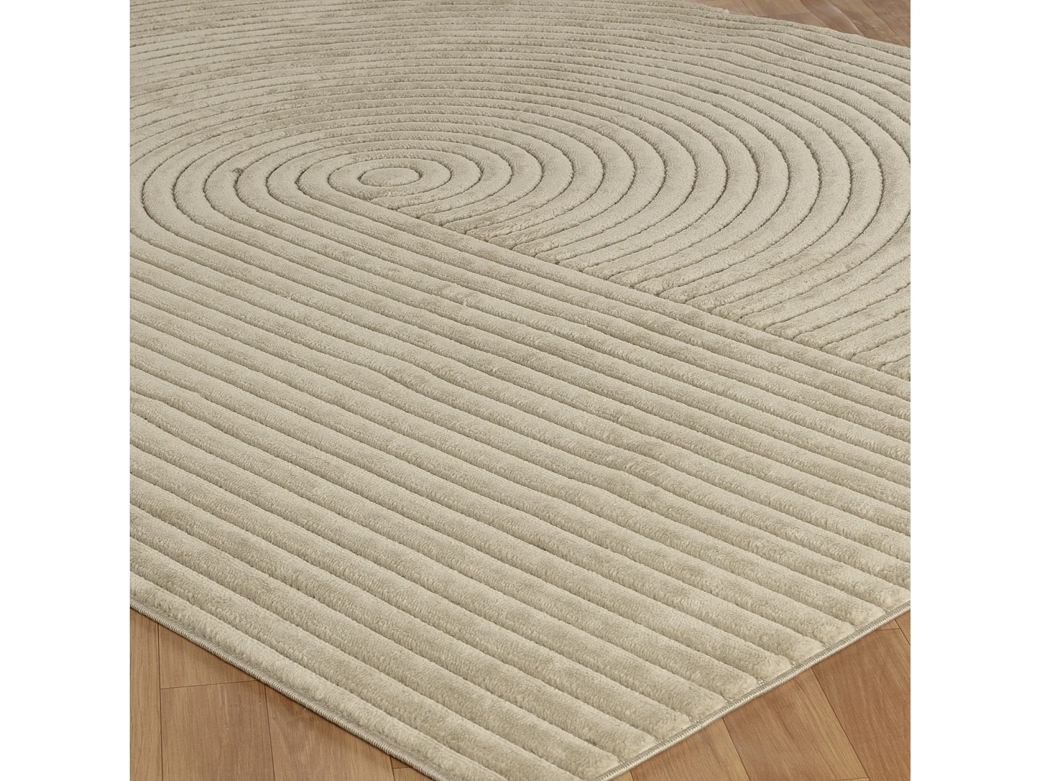 Modern Scandinavisch Tapijt - Beige - 200x275cm - EMIKO