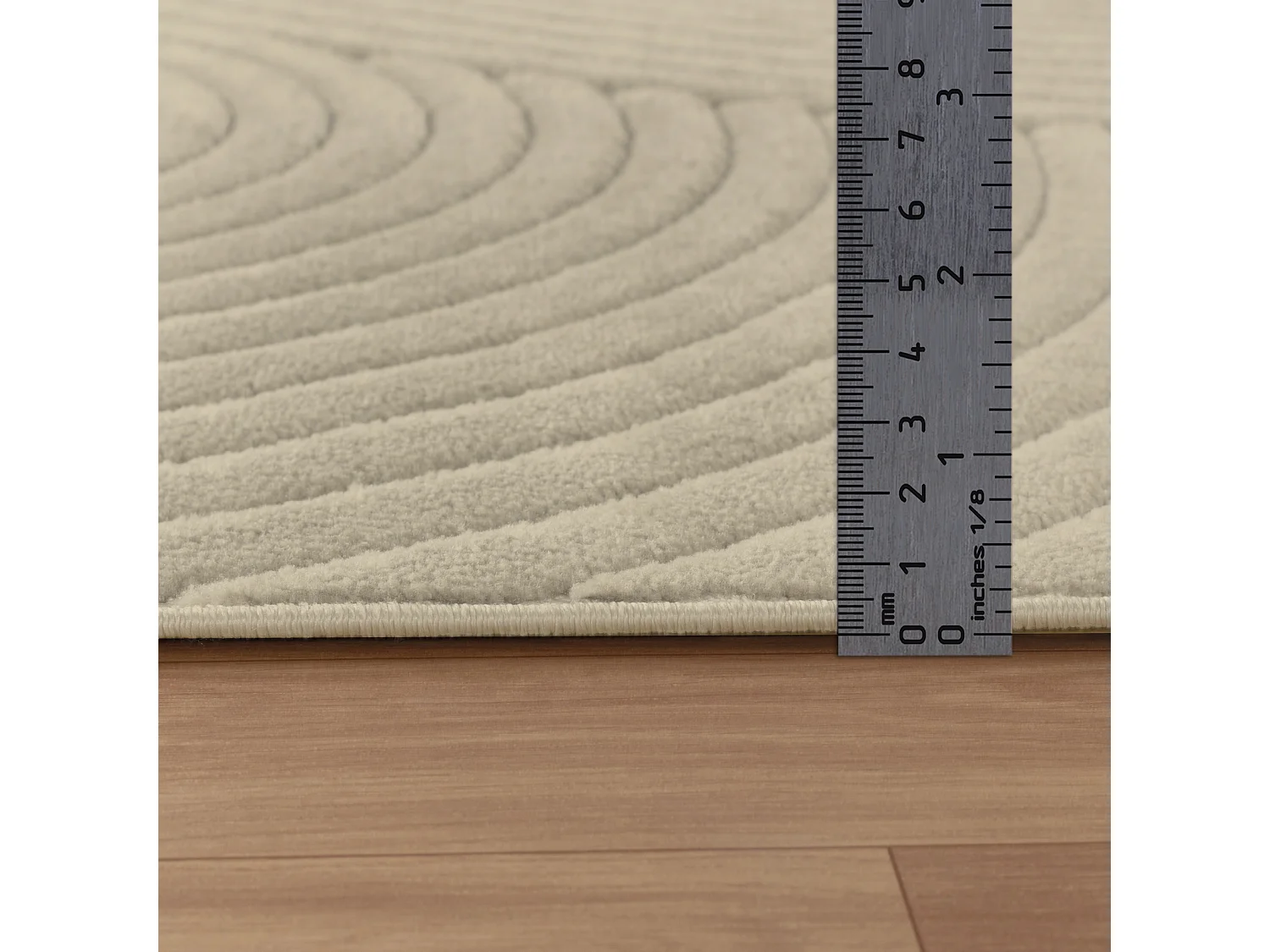 Modern Scandinavisch Tapijt - Beige - 200x275cm - EMIKO