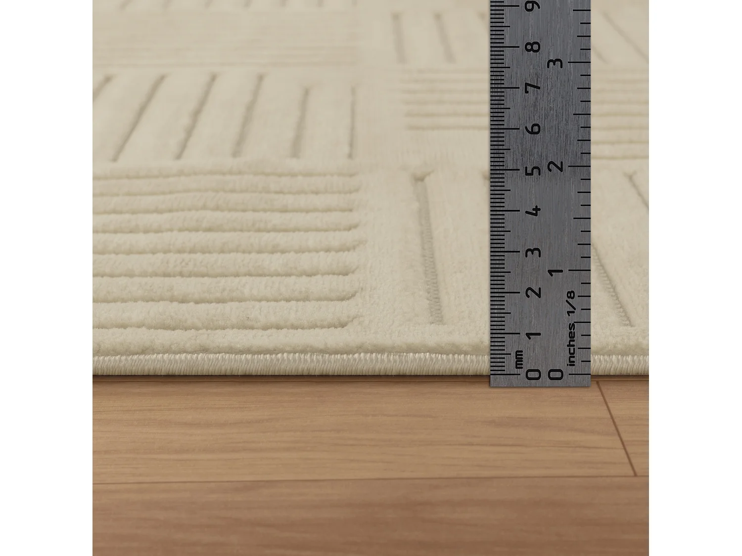 Tapis d'Intérieur/Extérieur Scandinave Moderne - Beige - 200x275cm - MIDORI
