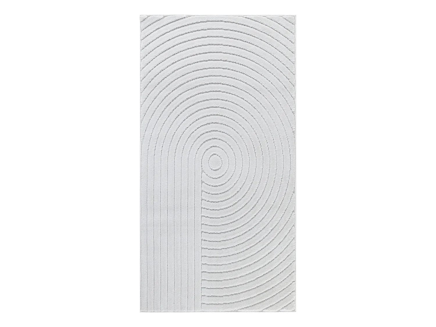 Modern Scandinavisch Tapijt - Wit - 80x150cm - EMIKO