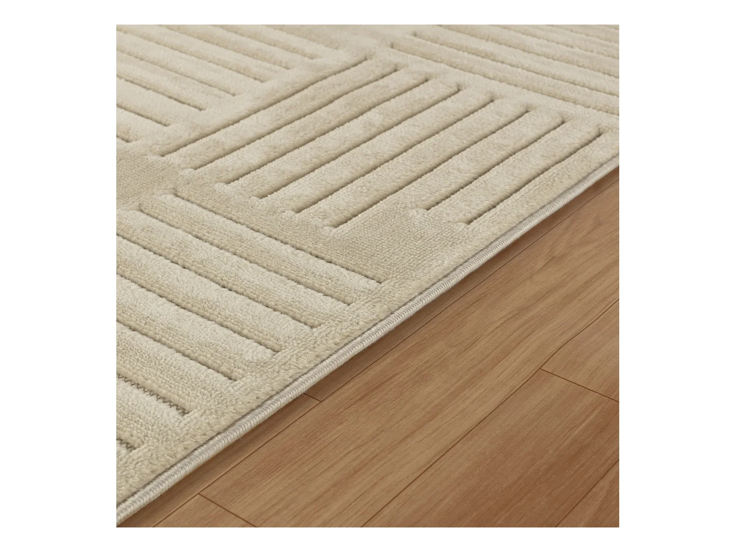 Modern Scandinavisch Tapijt - Beige - 160x220cm - MIDORI