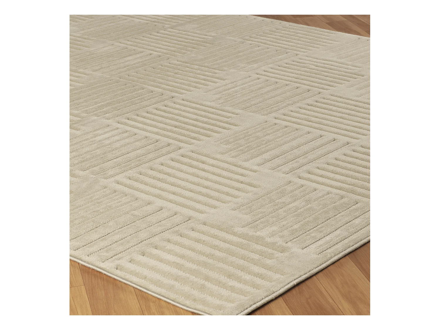 Modern Scandinavisch Tapijt - Beige - 160x220cm - MIDORI