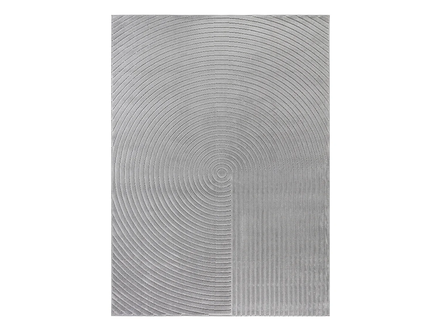 Tapis d'Intérieur/Extérieur Scandinave Moderne - Gris - 120x170cm - EMIKO