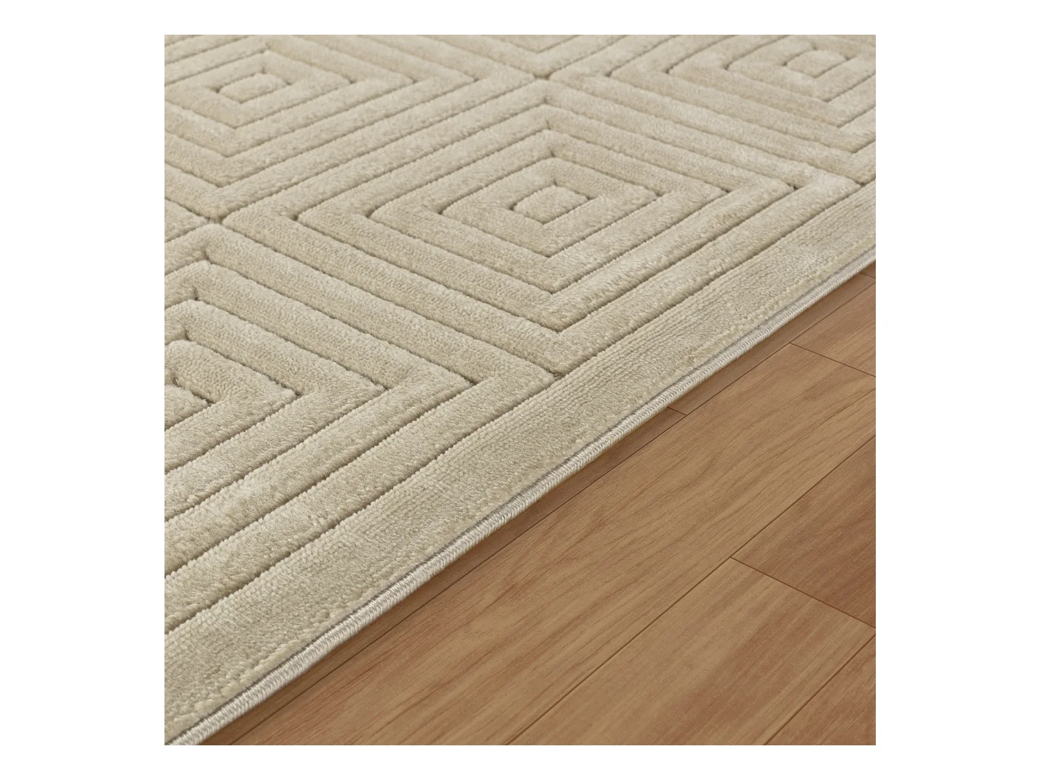 Modern Scandinavisch Tapijt - Beige - 160x220cm - SAKURA