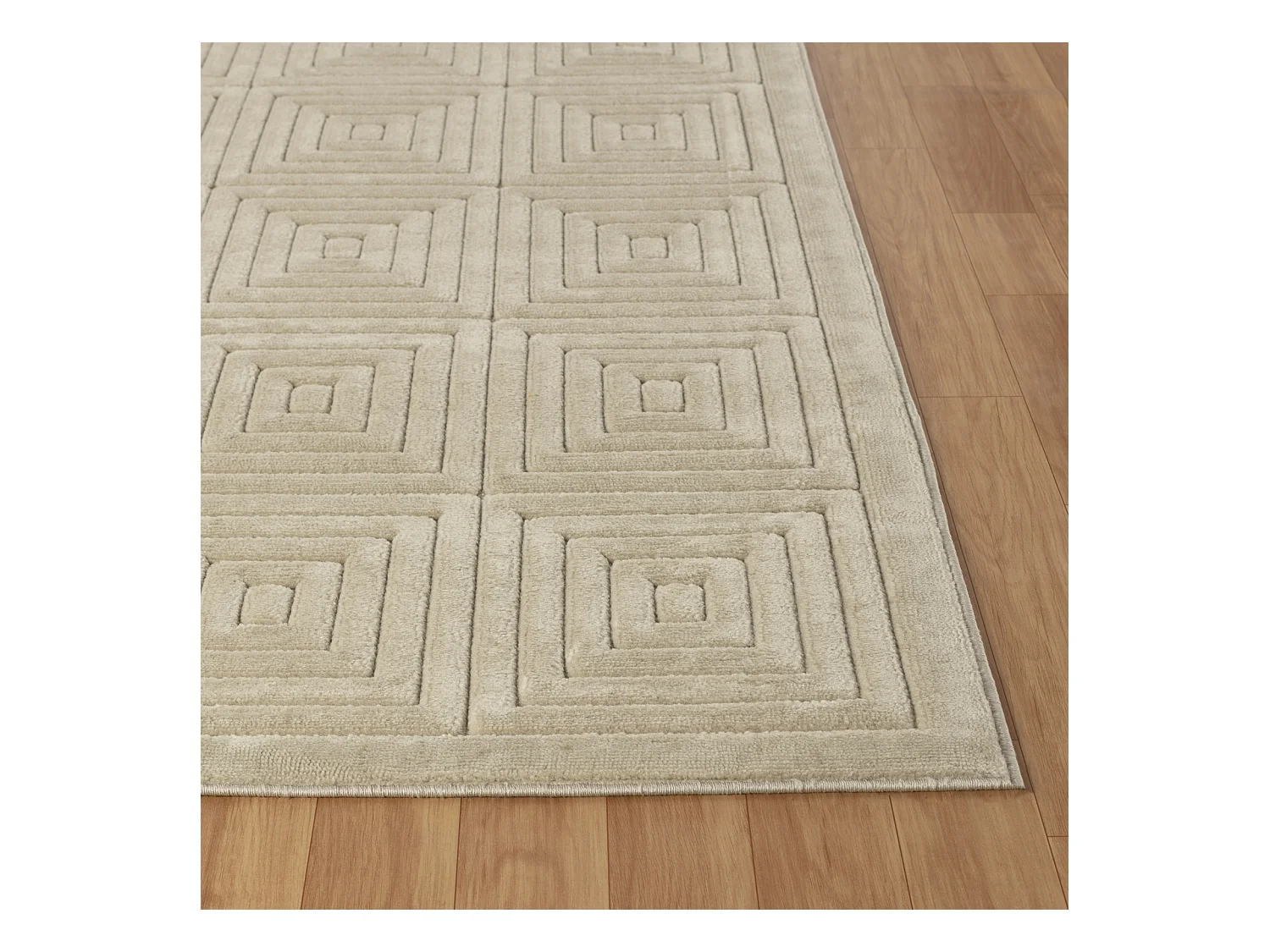 Modern Scandinavisch Tapijt - Beige - 160x220cm - SAKURA