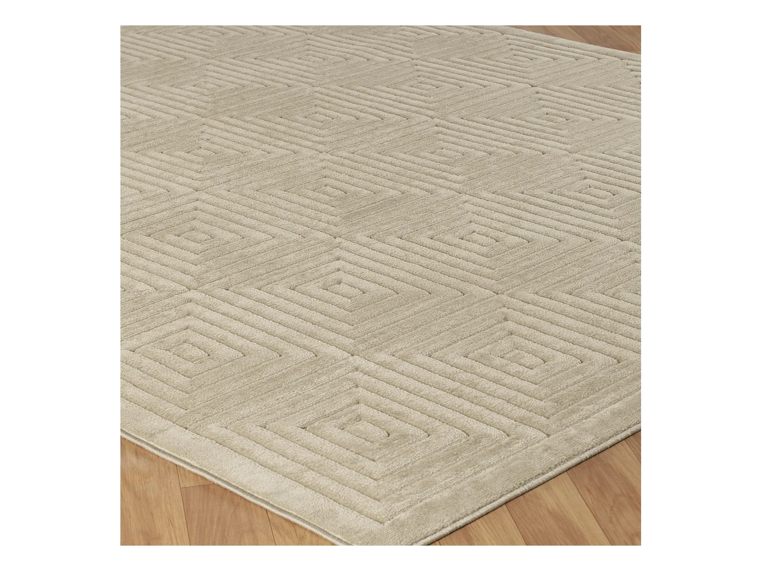 Modern Scandinavisch Tapijt - Beige - 160x220cm - SAKURA