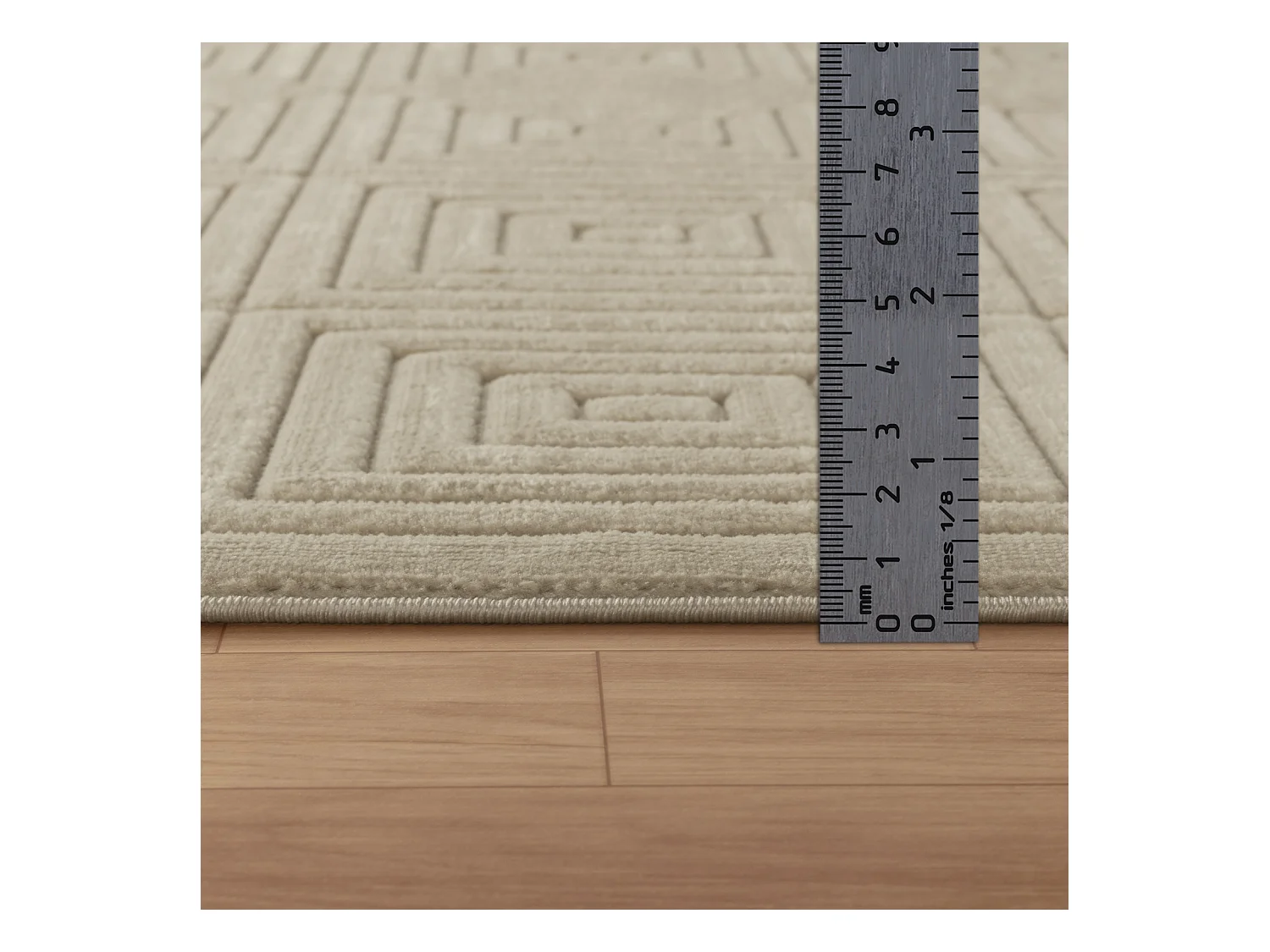 Modern Scandinavisch Tapijt - Beige - 160x220cm - SAKURA