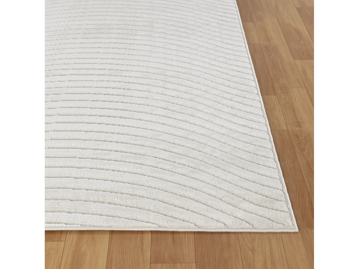Tapis d'Intérieur/Extérieur Scandinave Moderne - Blanc - 120x170cm - AYUMI