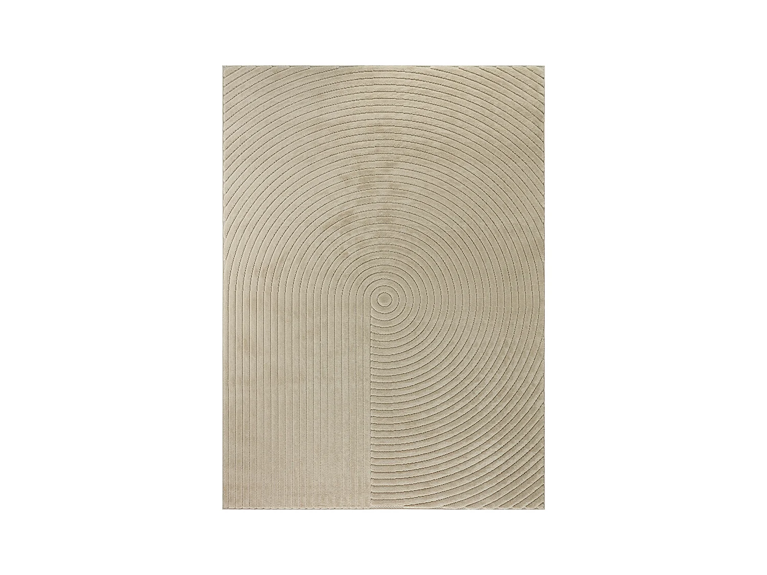 Tapis d'Intérieur/Extérieur Scandinave Moderne - Beige - 120x170cm - EMIKO