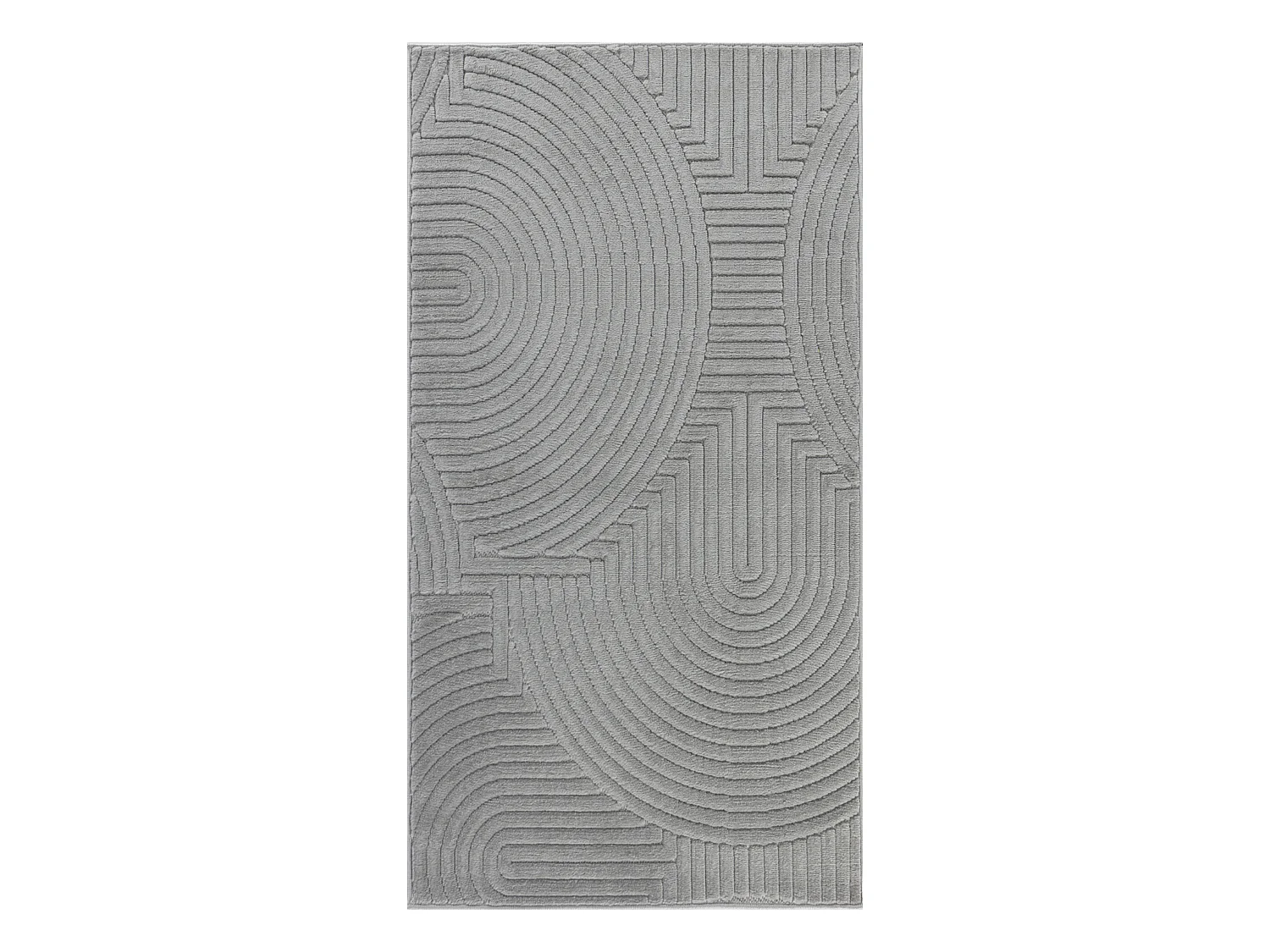 Modern Scandinavisch Tapijt - Grijs - 80x150cm - REYKO