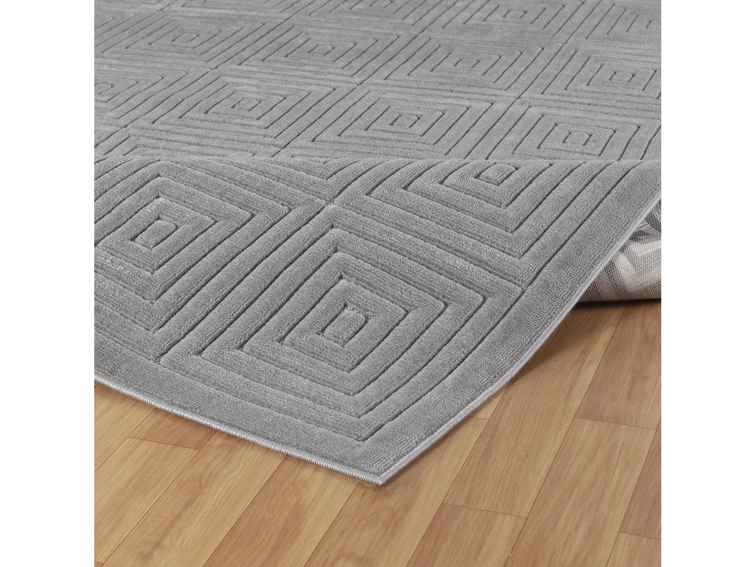 Tapis d'Intérieur/Extérieur Scandinave Moderne - Gris - 200x275cm - SAKURA