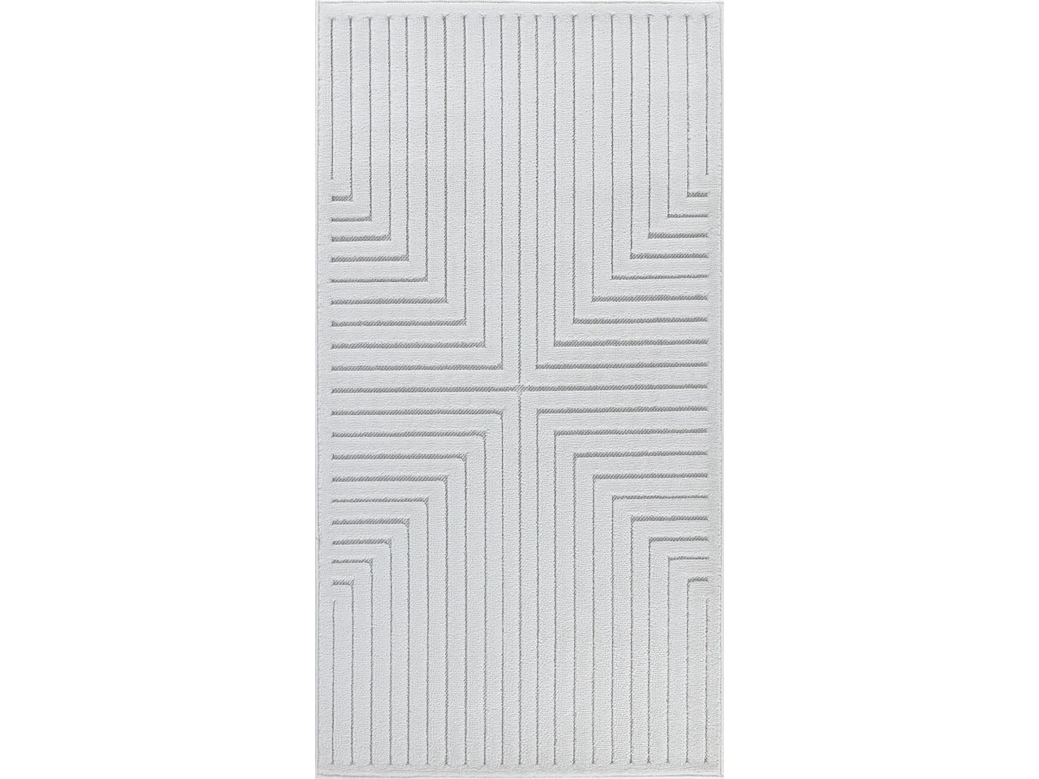 Modern Scandinavisch Tapijt - Wit - 80x150cm - KIYOSHI