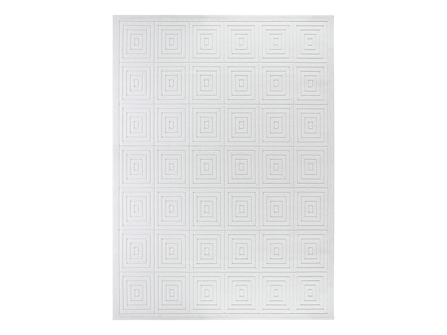 Modern Scandinavisch Tapijt - Wit - 120x170cm - SAKURA