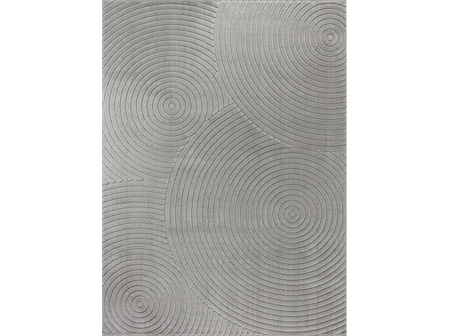 Tapis d'Intérieur/Extérieur Scandinave Moderne - Gris - 200x275cm - KOANA