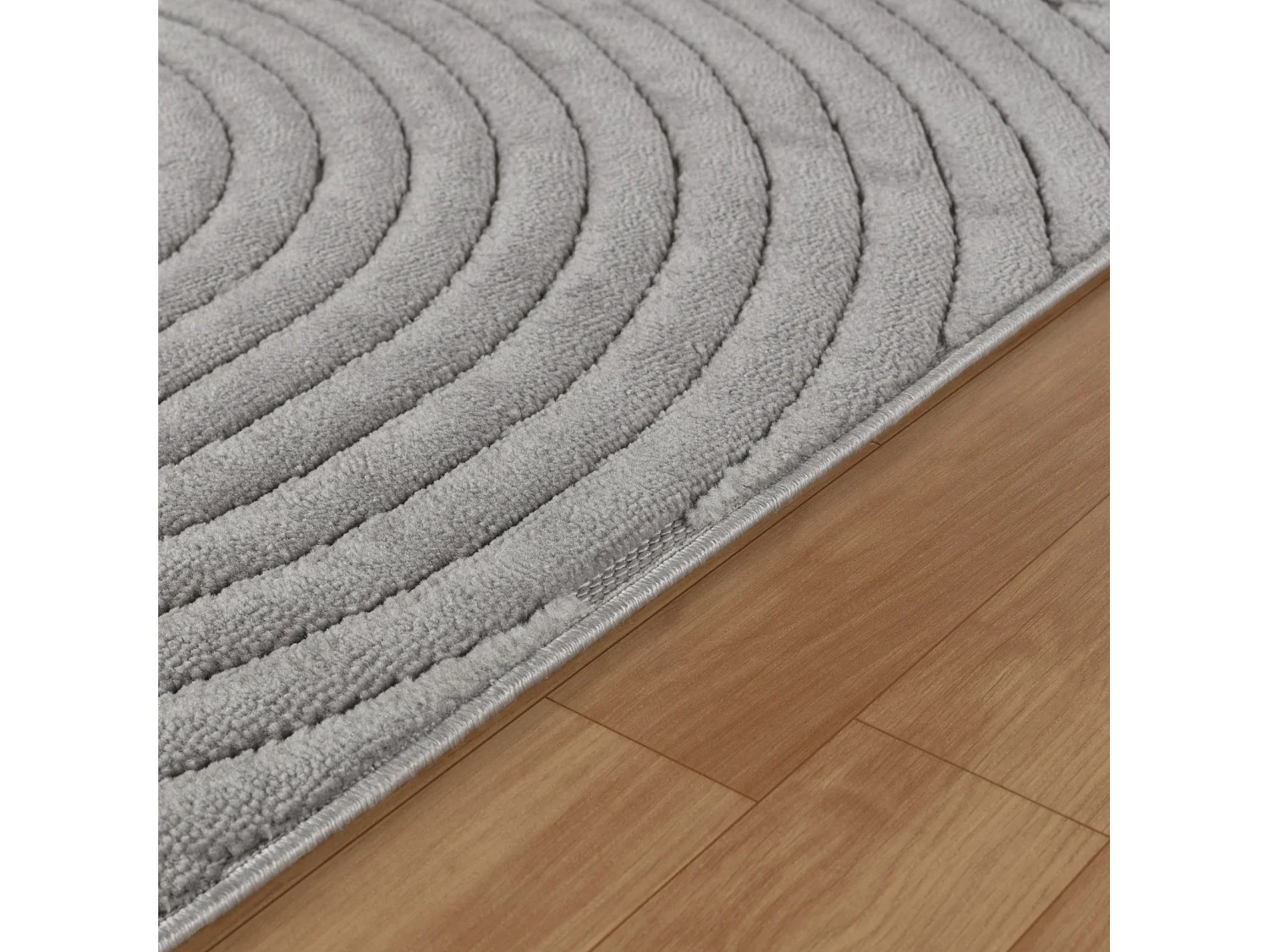 Tapis d'Intérieur/Extérieur Scandinave Moderne - Gris - 200x275cm - KOANA
