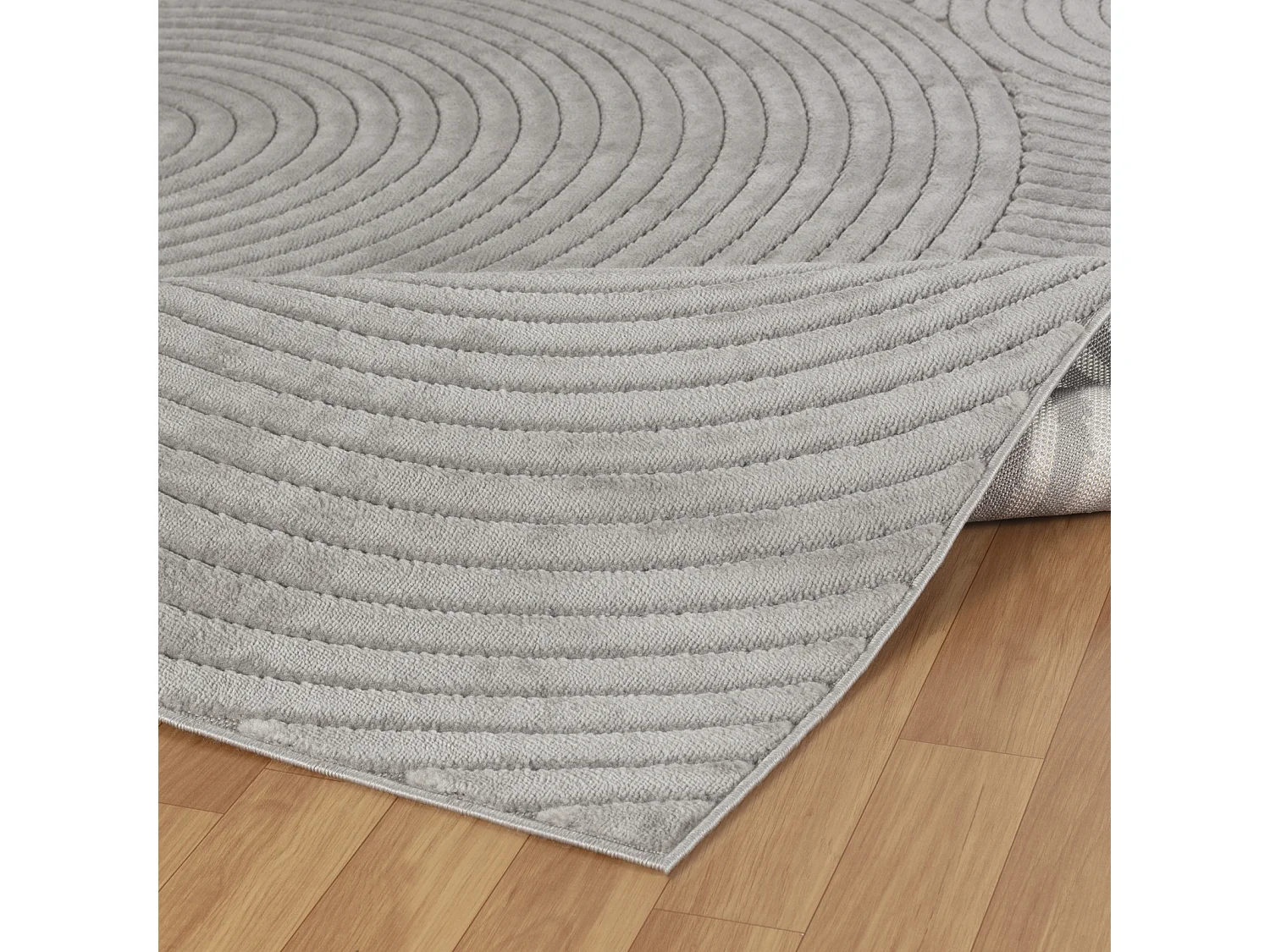 Tapis d'Intérieur/Extérieur Scandinave Moderne - Gris - 200x275cm - KOANA