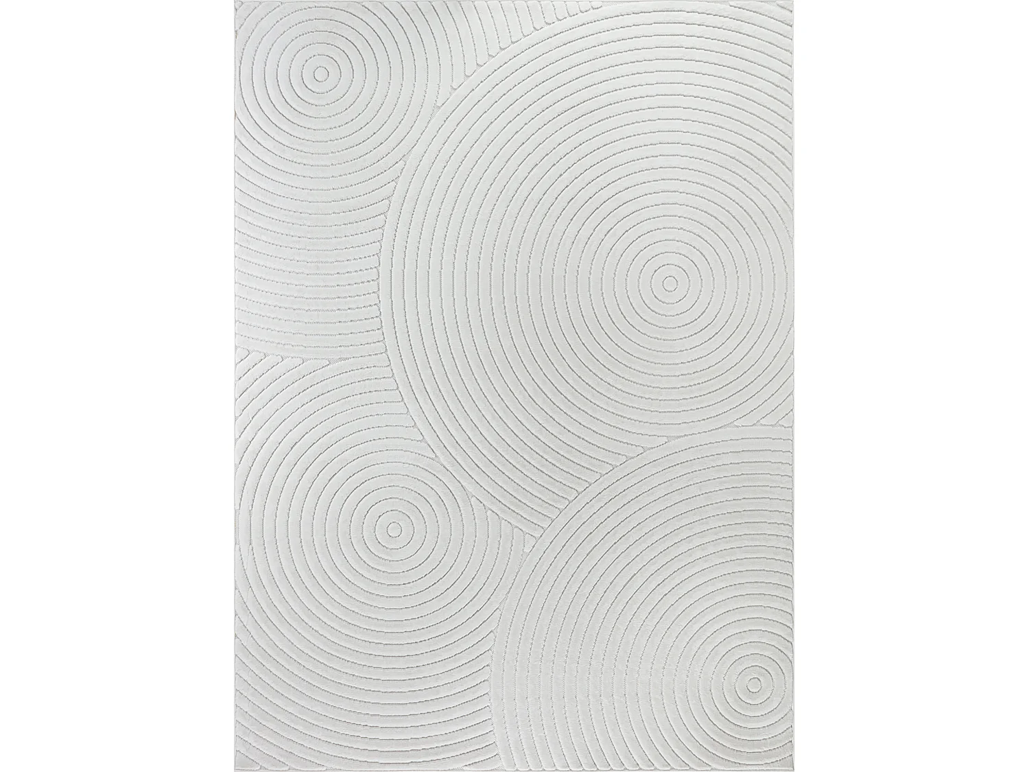 Modern Scandinavisch Tapijt - Wit - 200x275cm - KOANA