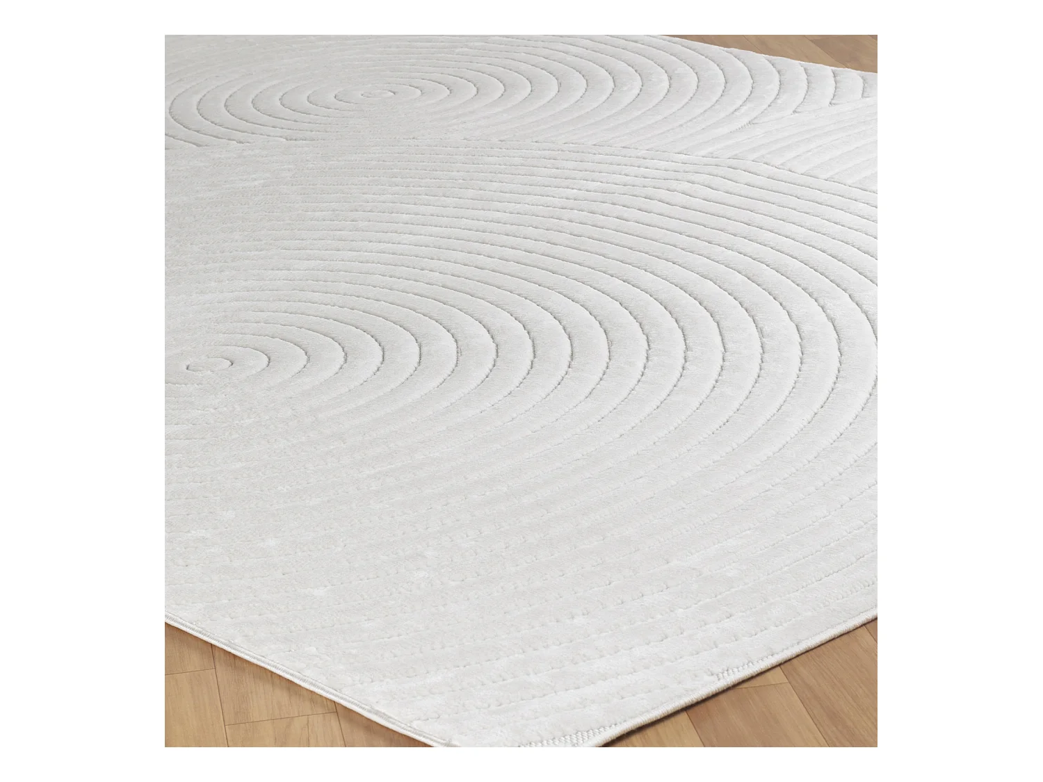 Modern Scandinavisch Tapijt - Wit - 120x170cm - KOANA