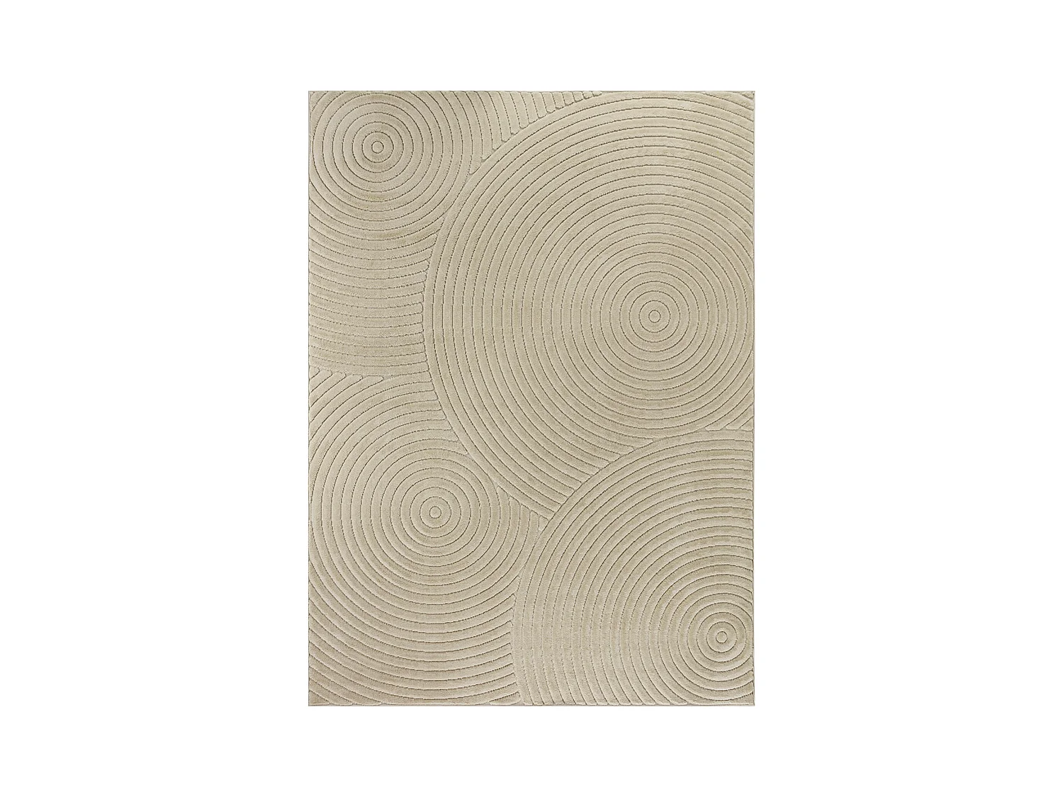 Tapis d'Intérieur/Extérieur Scandinave Moderne - Beige - 120x170cm - KOANA
