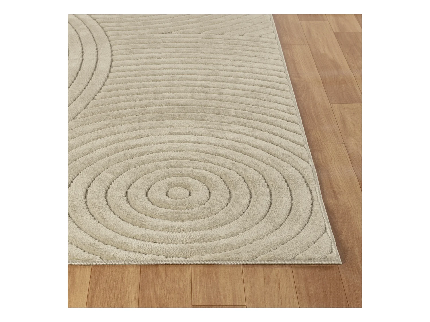 Tapis d'Intérieur/Extérieur Scandinave Moderne - Beige - 120x170cm - KOANA