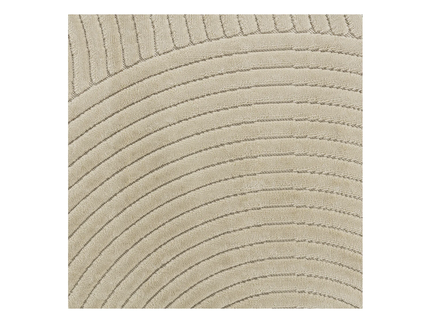 Tapis d'Intérieur/Extérieur Scandinave Moderne - Beige - 120x170cm - KOANA