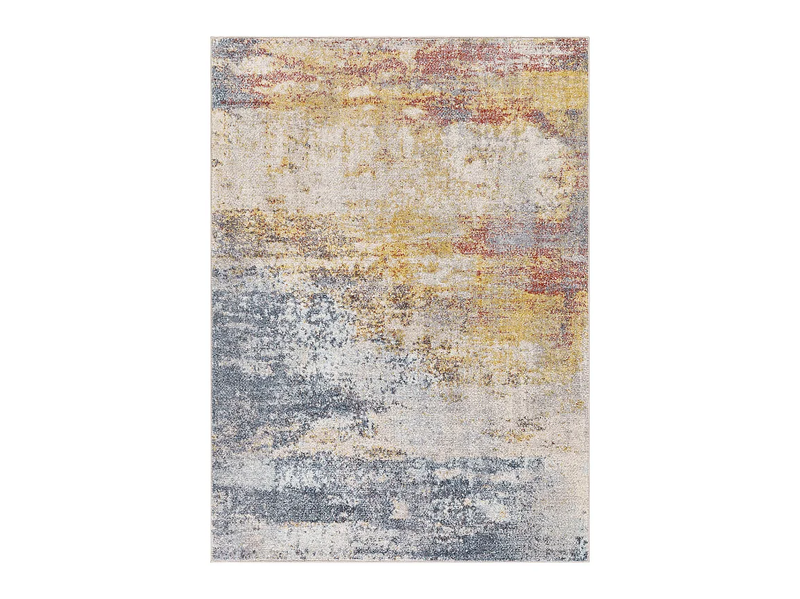Modern Abstract Tapijt - Meerkleurig/Oranje - 120x170cm - VALERIE