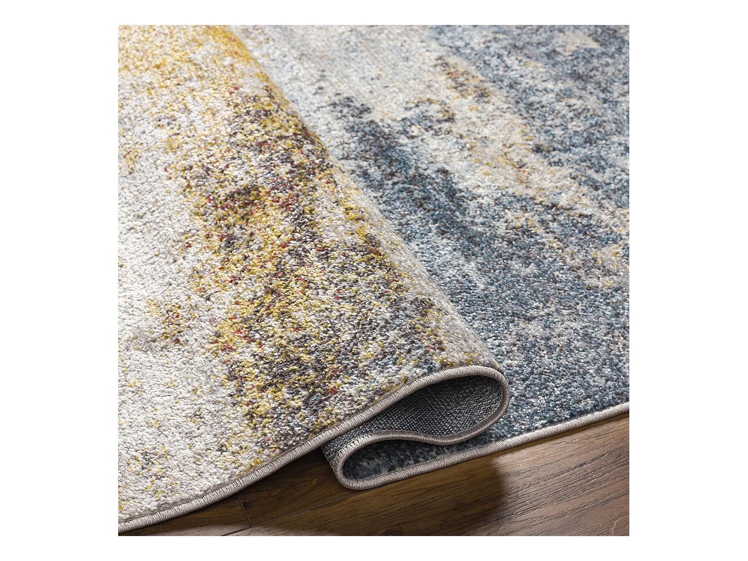Tapis Abstrait Moderne - Multicolore/Orange - 120x170cm - VALERIE