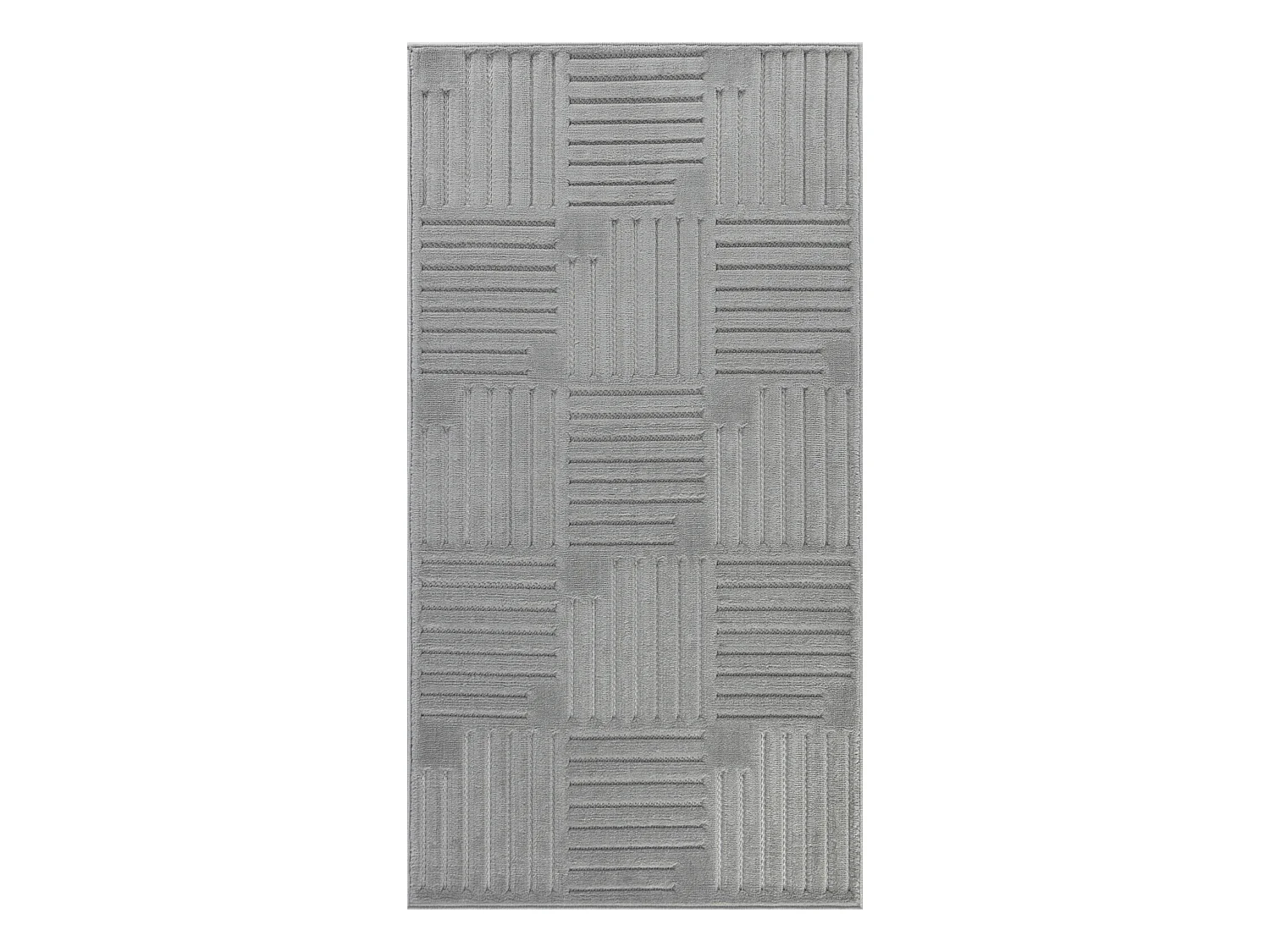 Modern Scandinavisch Tapijt - Grijs - 80x150cm - MIDORI