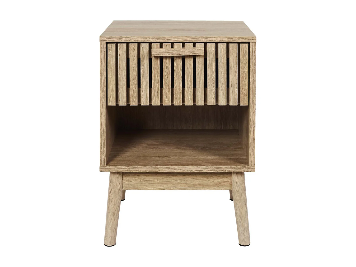 Chevet en bois 1 tiroir Klaus (Lot de 2)