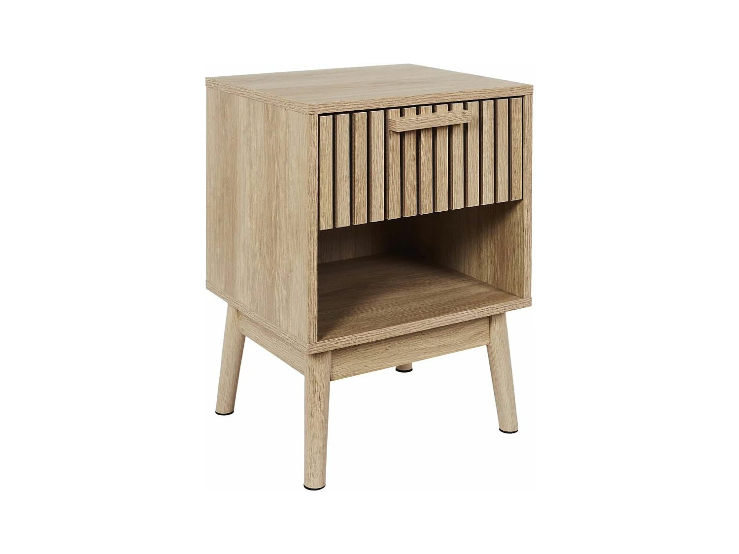 Chevet en bois 1 tiroir Klaus (Lot de 2)