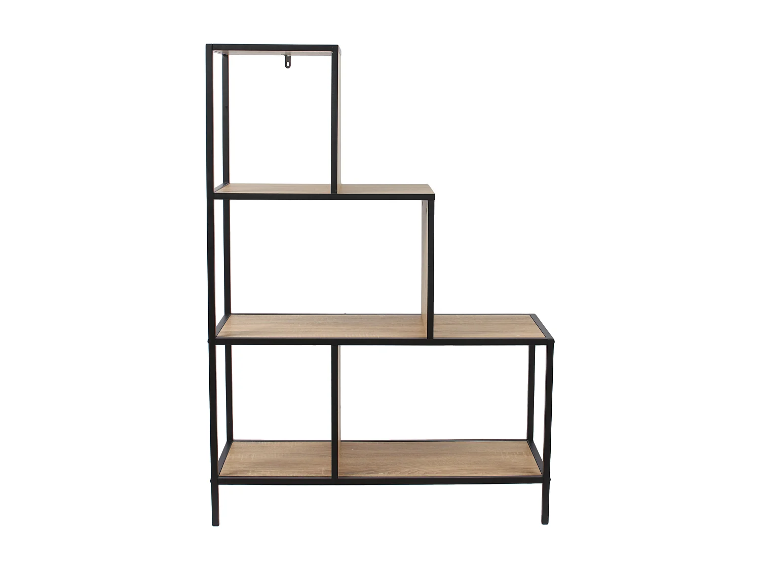 Etagere Escalier Edison H112cm Noir, Marron