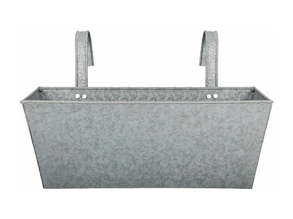 Jardinière balcon en zinc à suspendre (Lot de 2)