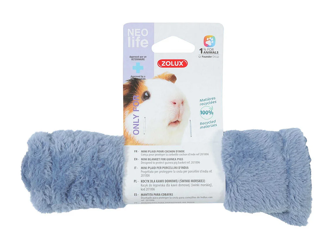 Mini plaid pour cochon d'inde Neolife 20 x 20 cm