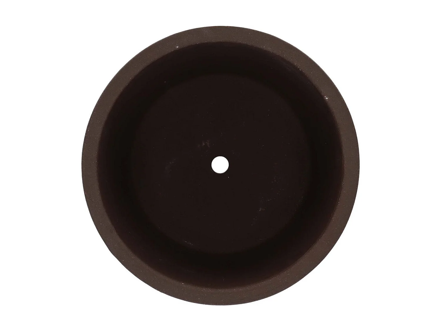 Pot de fleur en terre cuite non verni marron 25 cm